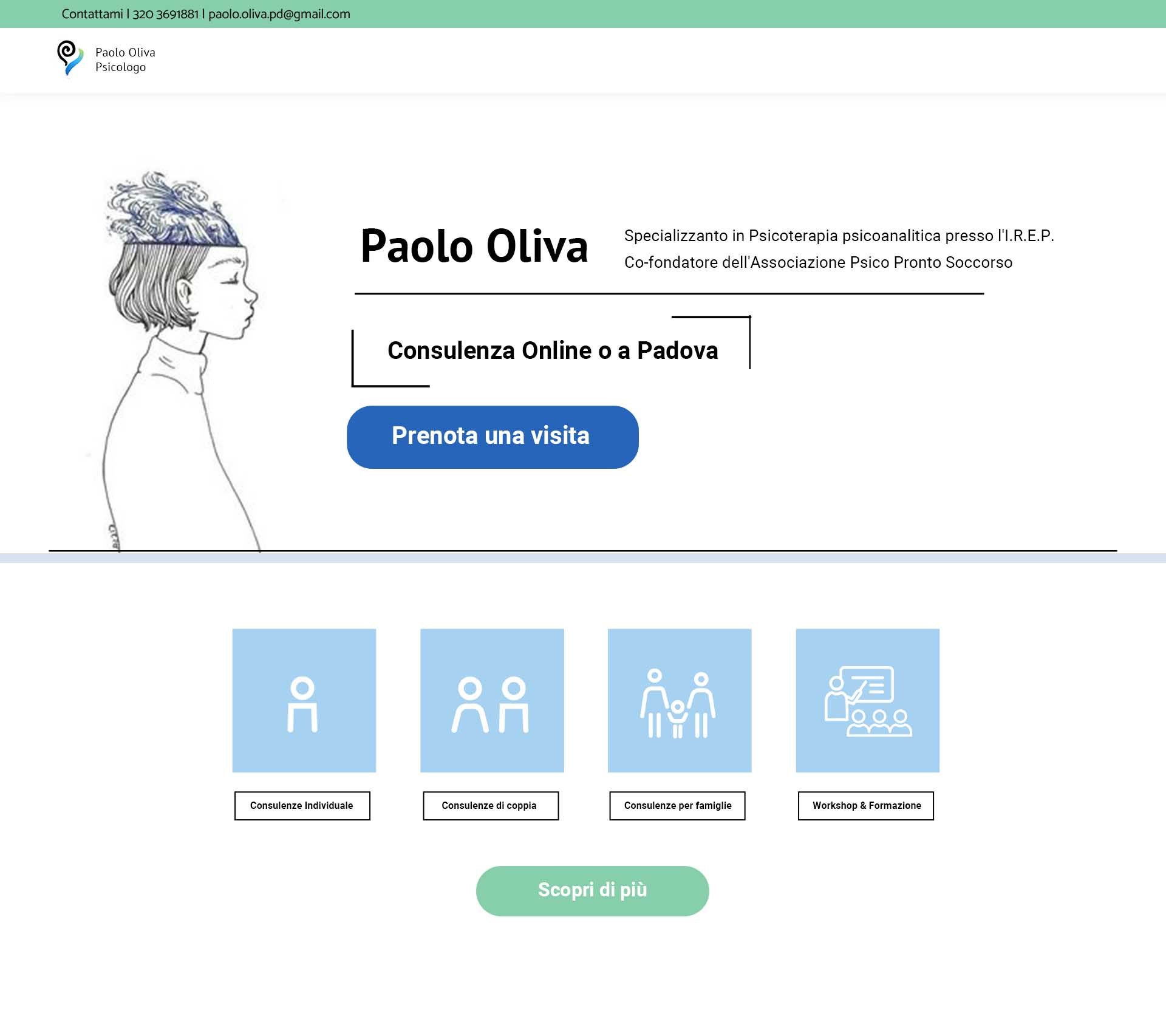 First draft for Paolo Oliva's Website